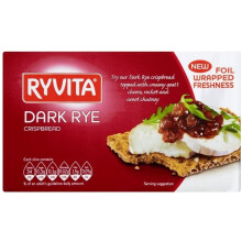 Ryvita Dark Rye Crispbread (250g) - Pack of 2