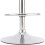 2X Modern Black PU Leather Chrome Base Adjustable Swivel Bar Stools UK 3