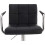 2X Modern Black PU Leather Chrome Base Adjustable Swivel Bar Stools UK 4