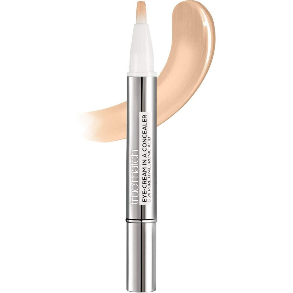 L'Oreal Paris True Match Concealer Eye Cream, Shade 3-5N, SPF 20, 0.023 kg