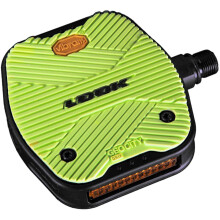 (Lime) LOOK Cycle Geo City Grip Pedale Flache City-Fahrradpedale mit rutschfester Vibram Activ Grip-Gummibeschichtung