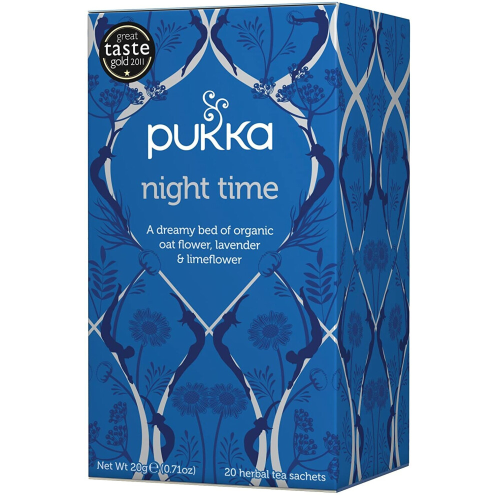 3M Pukka Organic Teas, Night Time, 20 Count