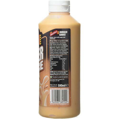 Crucials Burger Sauce 1 x 1 litre 1