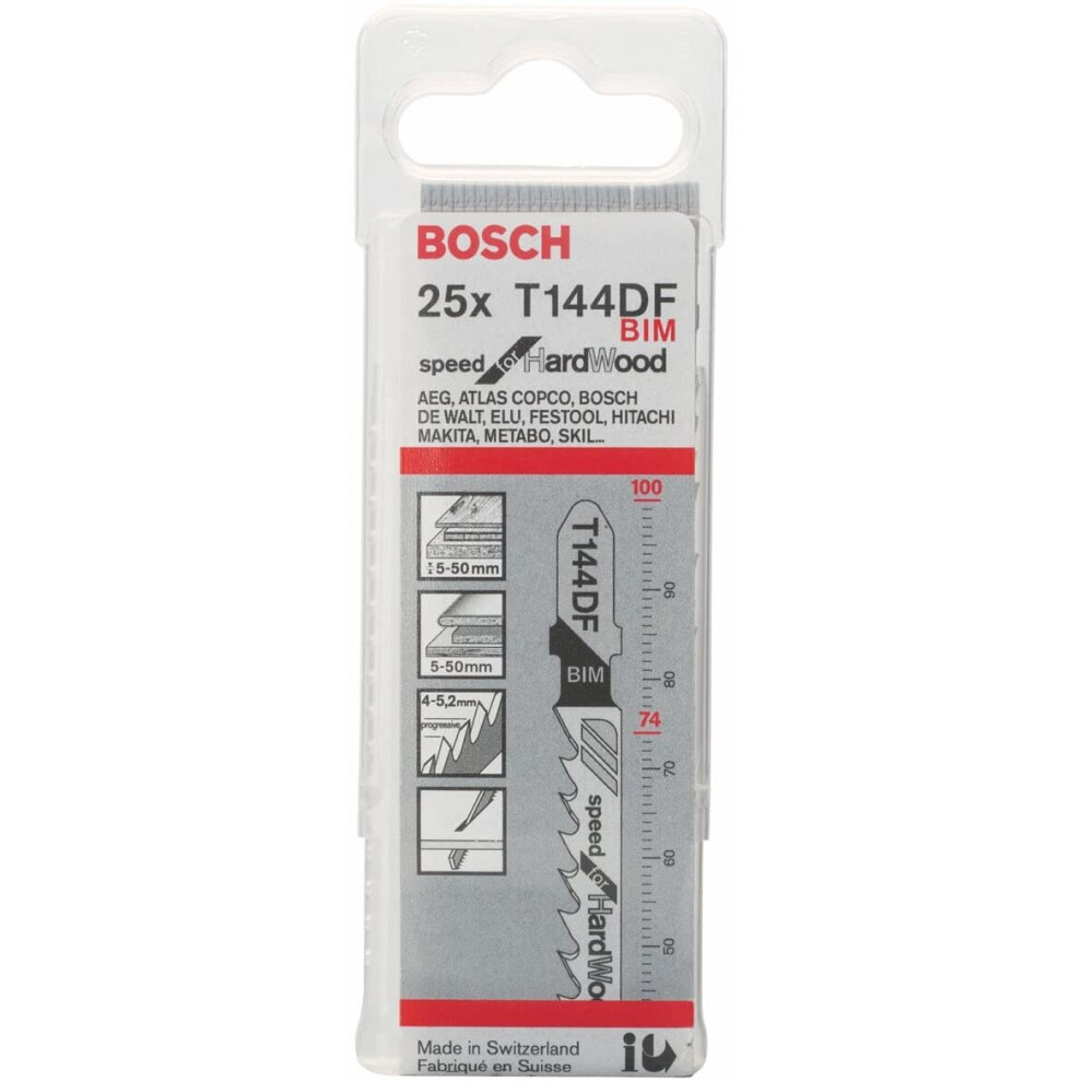 Bosch 2608634990 T 144 Df Jigsaw Blade, Silver