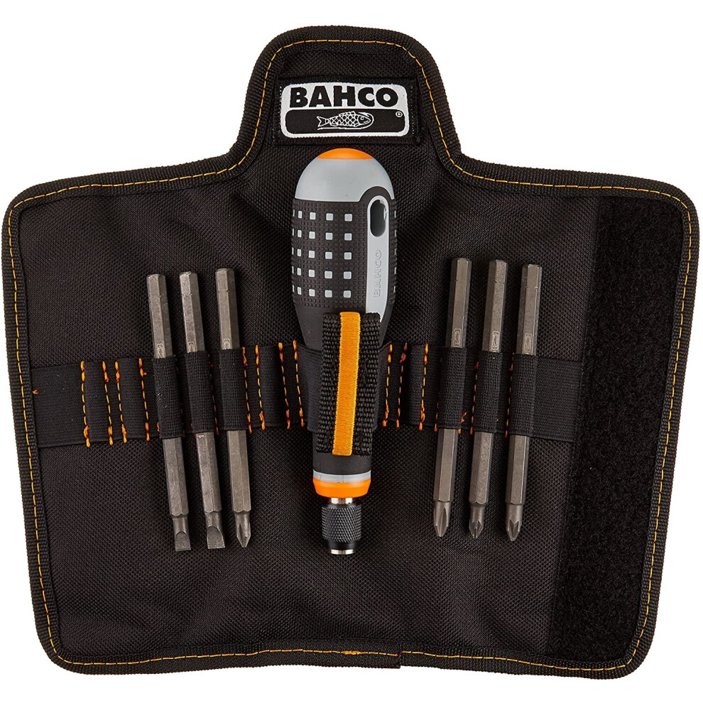 Bahco BE-8571 IRBE-8571 Ergo Screwdriver Set with Interchangeable Blades, Multi-Colour, 5-Piece