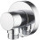 Aqualisa Shower Hose Wall Outlet Chrome mm 1