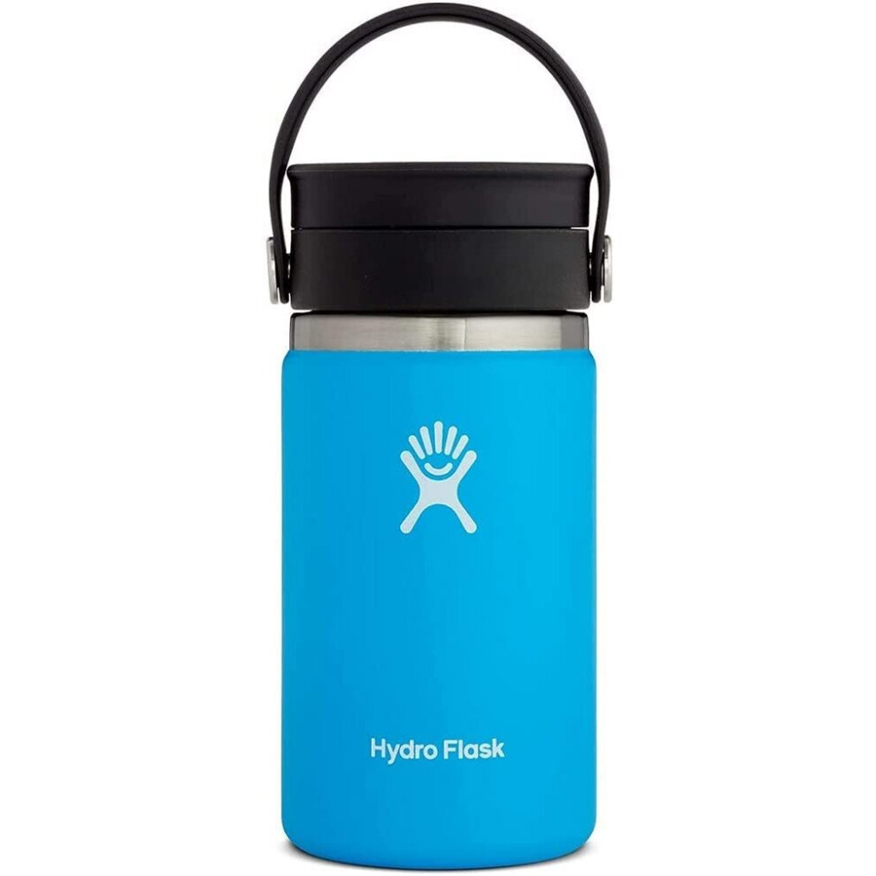 HYDRO FLASK - Travel Coffee Flask 354 Ml (12 oz) - Vacuum Insulated Stainless Steel Travel Mug With Leak Proof Flex Sip Lid - BPA-Free - Wide Mouth