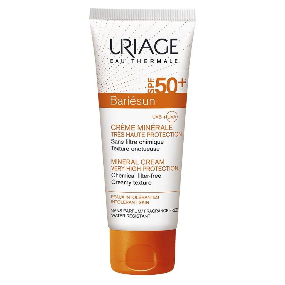 Uriage Cream Bariesun Spf 50+ Very High Protection Mineral 100 Ml