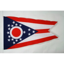 AZ FLAG Ohio Flag 2' x 3' - US state of Ohio flags 60 x 90 cm - Banner 2x3 ft