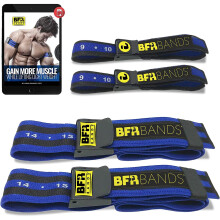 BFR BANDS Occlusion Training Bands, Blood Flow Restriction Bands for Arms, Legs or Glutes, Help Gain Muscle Without Lifting Heavy Weights, Strong
