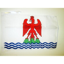 AZ FLAG French County of Nice Flag 18'' x 12'' cords - France - Niçard Country SMALL flags 30 x 45cm - Banner 18x12 in