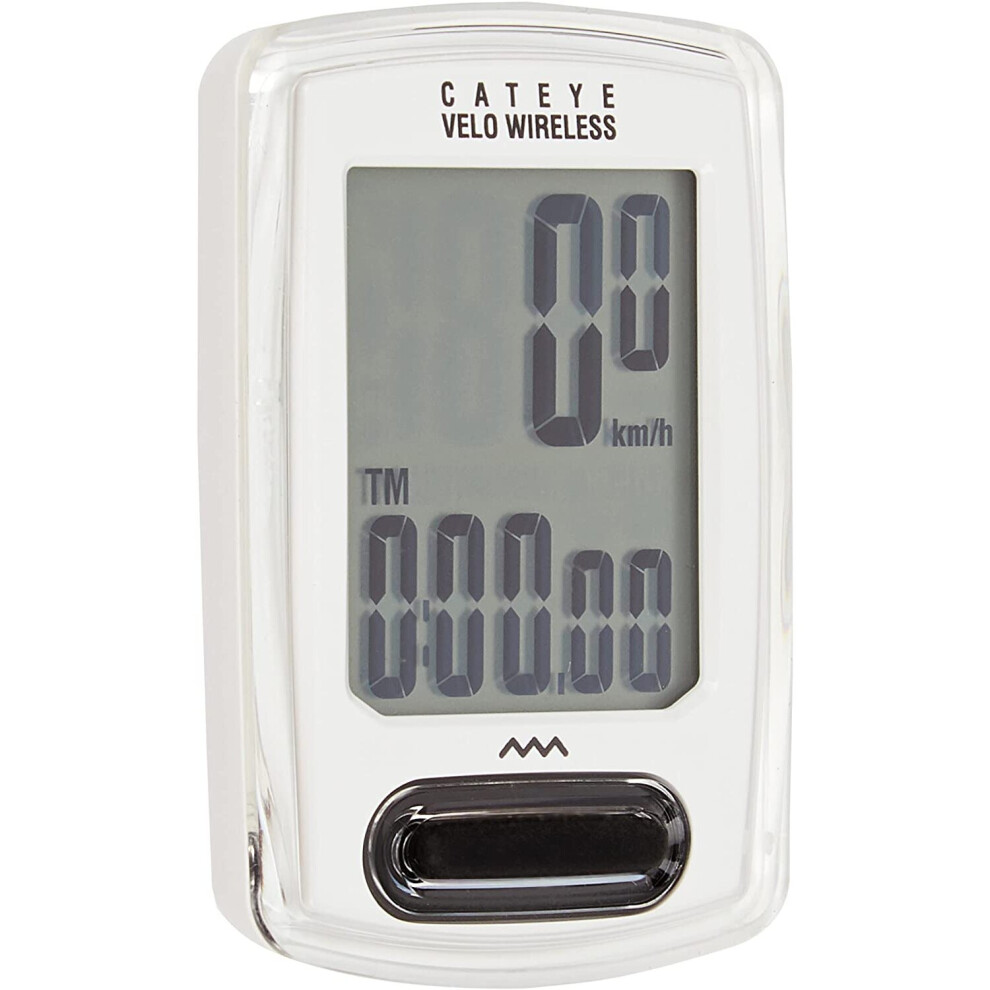 Cateye 2017 White Wireless Bike Odometer