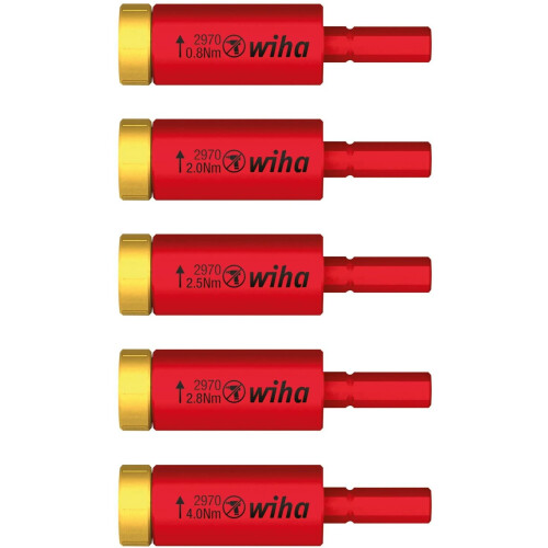 Wiha Wiha 29701S5 easyTorque Adapter Set VDE 5-pcs