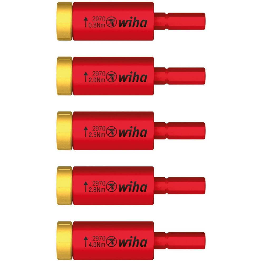 Wiha 29701S5 Easytorque Adapter Set Vde 5-Pcs