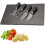 Brooklyn Chrome Range (4pc Cheese Knives & Slate) 1