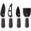 Brooklyn Chrome Range (4pc Cheese Knives & Slate) 2
