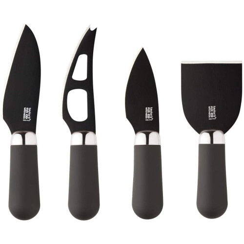 Brooklyn Chrome Range (4pc Cheese Knives & Slate) 1