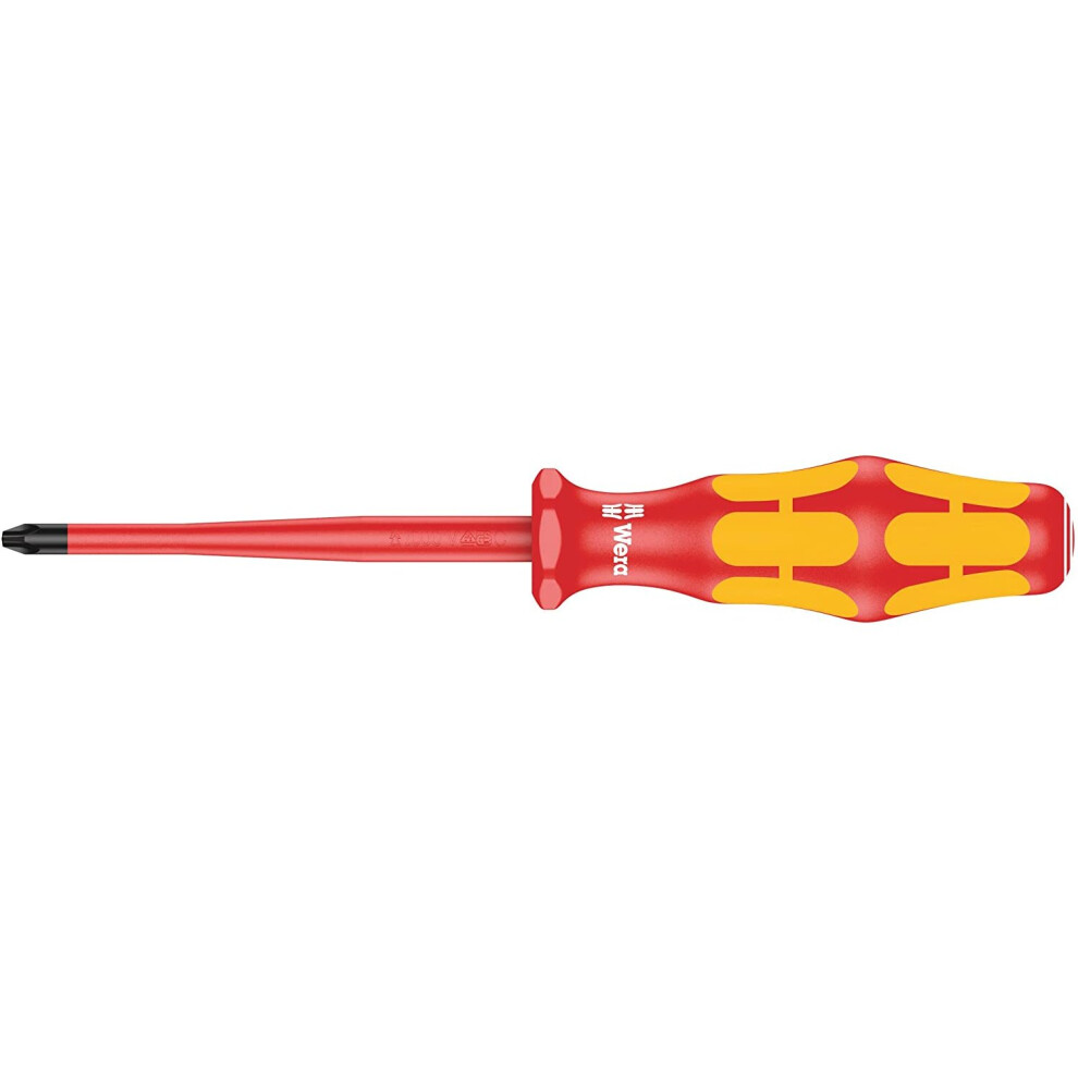 Wera 05020131001 1 x 80 mm "162 iSS PH VDE" Insulated Screwdriver for Phillips Screws - Silver