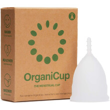 OrganiCup Menstrual Cup Size A. for Those Who Haven't Given Birth Vaginally. Award Winning Period Cup. Allergy Certified