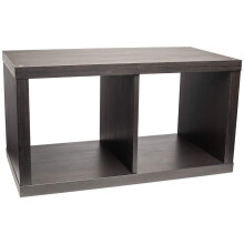 IKEA Kallax Shelving Unit in Black/Brown (77 x 42 cm)