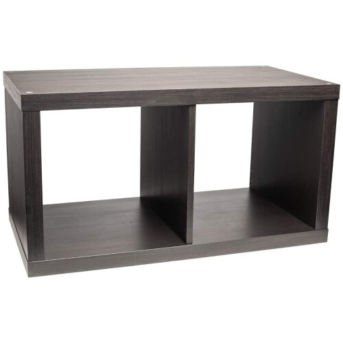 IKEA Kallax Shelving Unit in Black/Brown (77 x 42 cm)