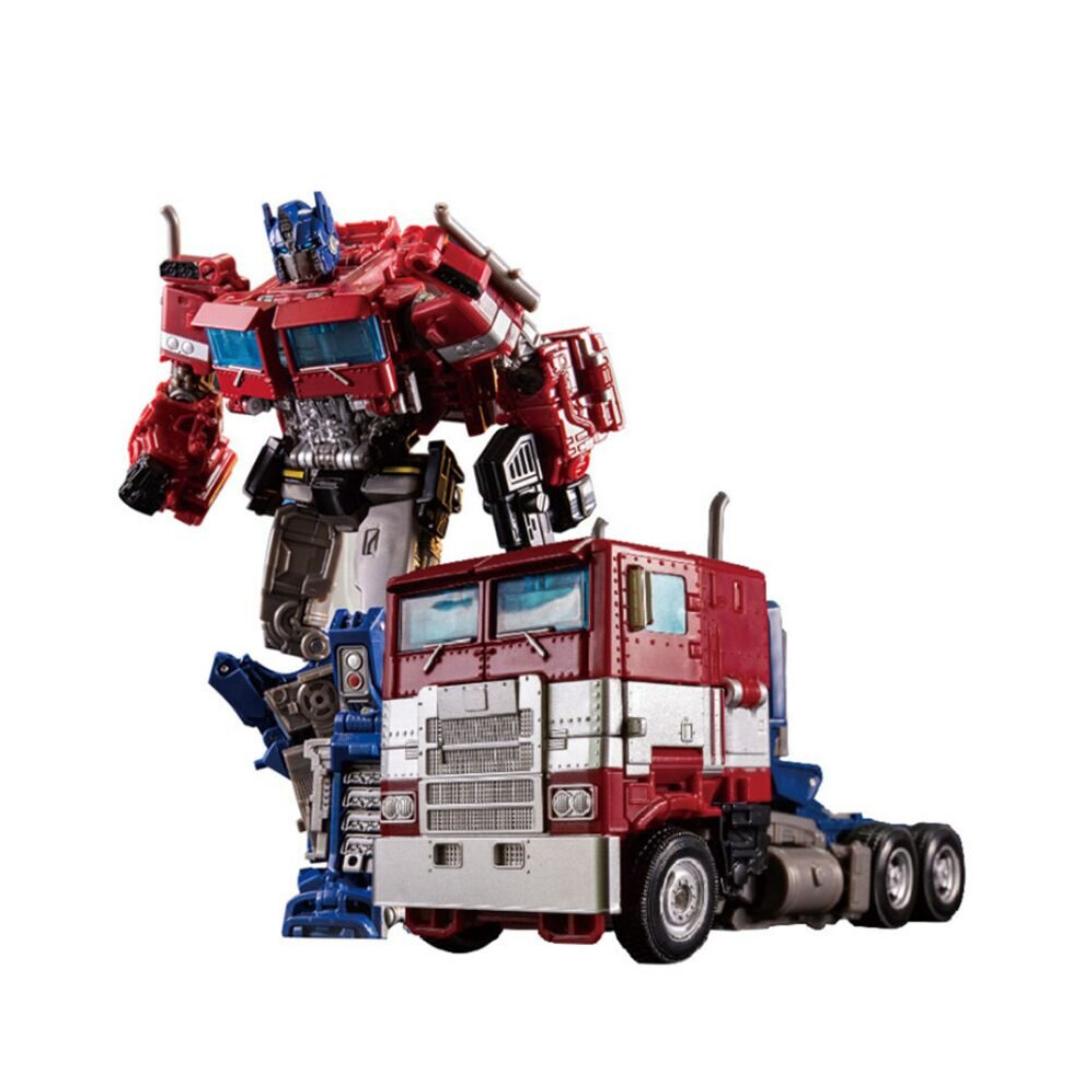 (Red) Transformers Optimus Prime Action Figure Car War Cybertron Siege Toy Kids Gift Red