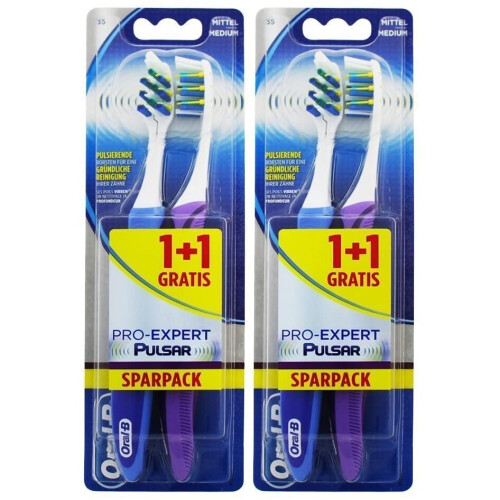 Oral-B Oral -B Pro Expert Vibrating Toothbrush - 4 Pack ( Color Assorted )