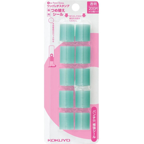 Kokuyo one patch stamp dedicated refill seal 10-pack data -PS3X5
