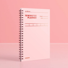 [MOTEMOTE] 10 Minutes Planner 100 DAYS Color Chip (Rosequartz) / study planner / planner