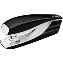 Leitz Stapler, 30 Sheet Capacity, Ergonomic Metal Body, Includes Staples, WOW Range, 55021001 - Black