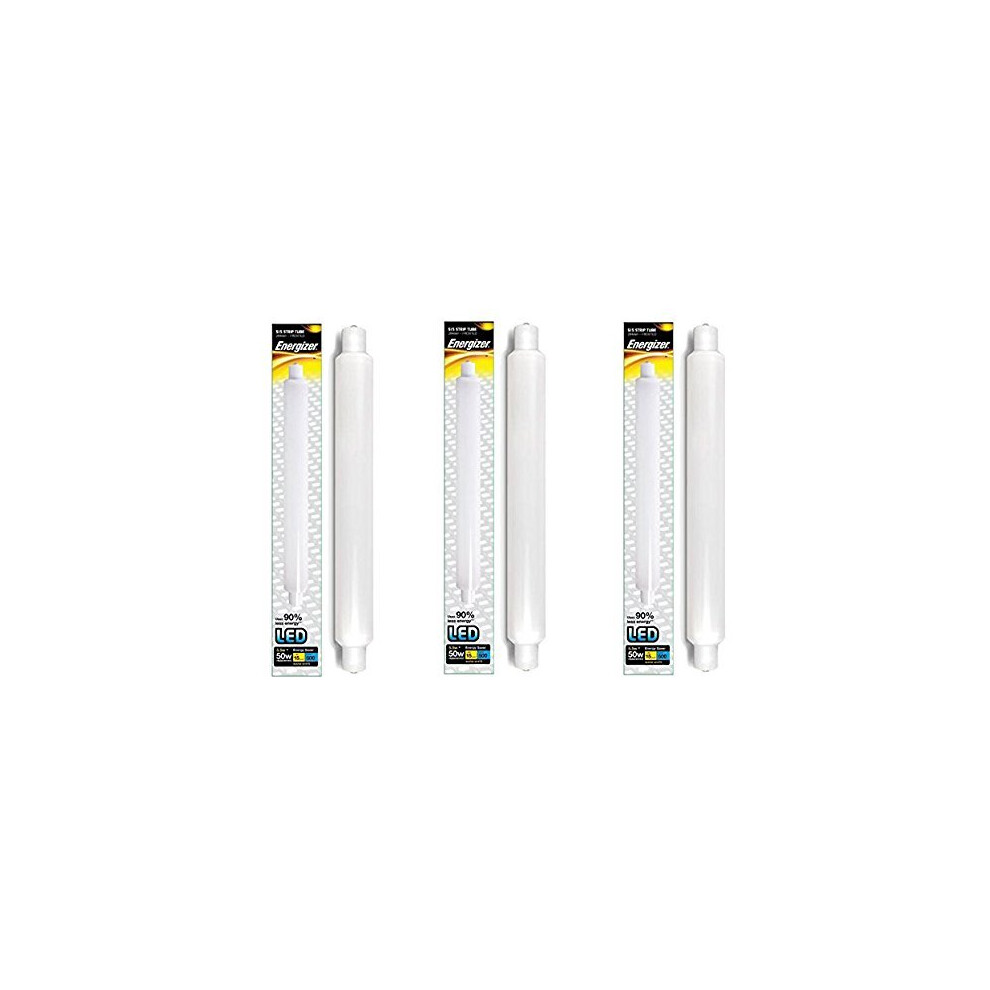 LED 284mm 5.5W = 50 Watt Strip Light Tube Lamp Frosted Warm White S15 Cap (Pack of 3)