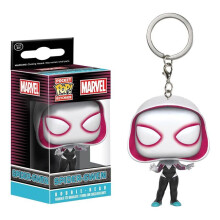 (Gwen Stacy) Spiderman Pocket Funko Keychain Action Figure Gwen Mysterio Collection Toys