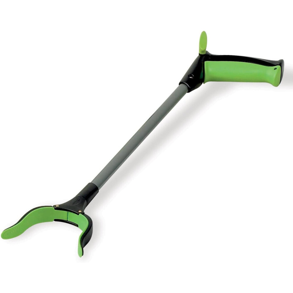 RevoReach GripLock, Lockable Reacher, Reaching Aid and Pick Up Tool with Revolving Jaw, Long Handled Grabber, Trash Pick Up Tool, 81 cm/32 Inch,