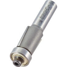 Trend 46/20X1/2TC Professional 1/2" Shank Bearing Guided Trimming Router Cutter Bit Diameter 19mm Cutting Length 25mm Tungsten Carbide Tipped