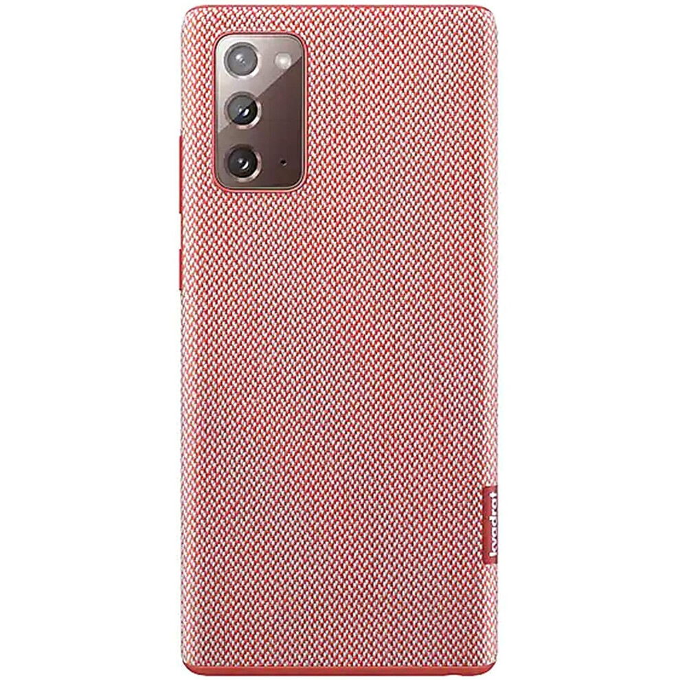 Samsung Official Galaxy Note 20 Series Kvadrat Fabric Cover (Red, Note 20)