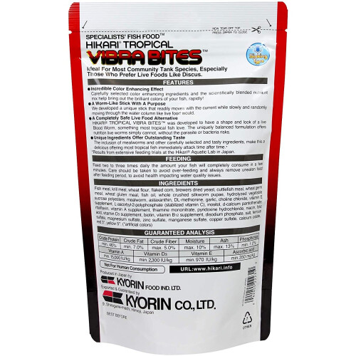 Hikari HIKARI Vibra Bites (9.8oz), Red 1