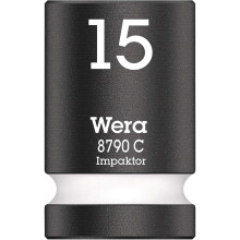 Wera 05004572001 8790 C Impaktor Impact Socket, White, 15.0 mm