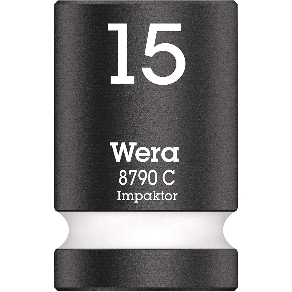 Wera 05004572001 8790 C Impaktor Impact Socket, 15.0 Mm White
