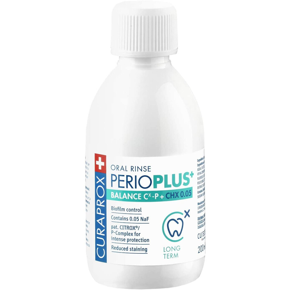 Curaprox Curaden - Perio Plus Balance Collutorio Chx 0,05%, 200Ml