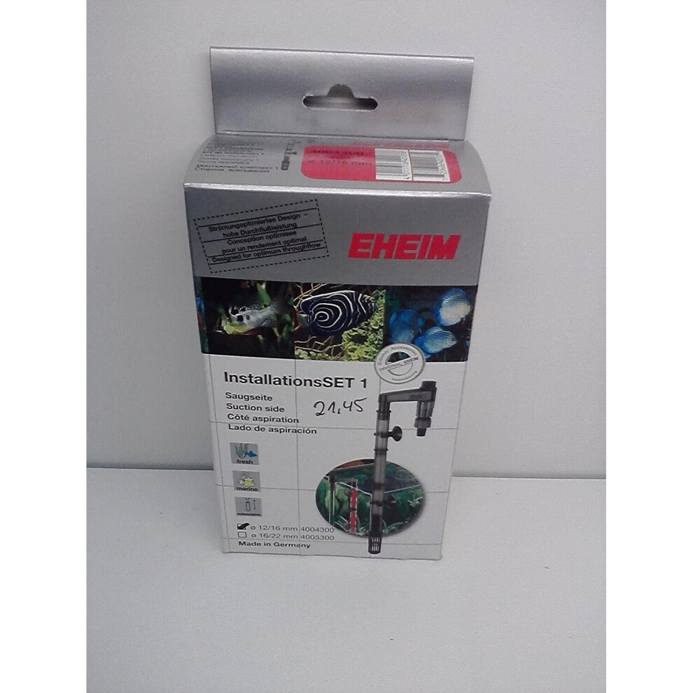 Eheim External Filter Installation Kit, Number 1, 12/16 mm