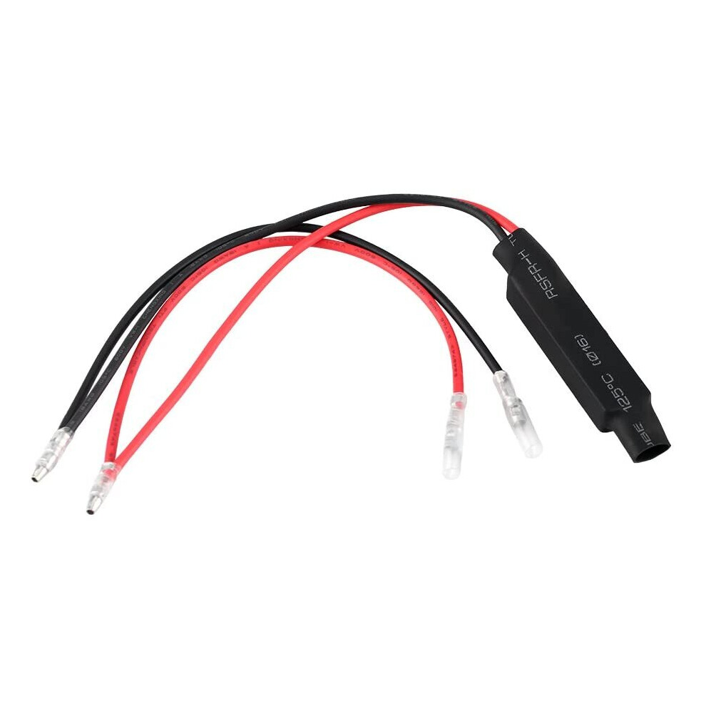 2 Pcs 10W Motorcycle Led Resistor, Led Turn Signal Indicator Load Resistor In-Line Motorcycle Resistors Led Turn Signal Indicator Fix Error Light 798382151372