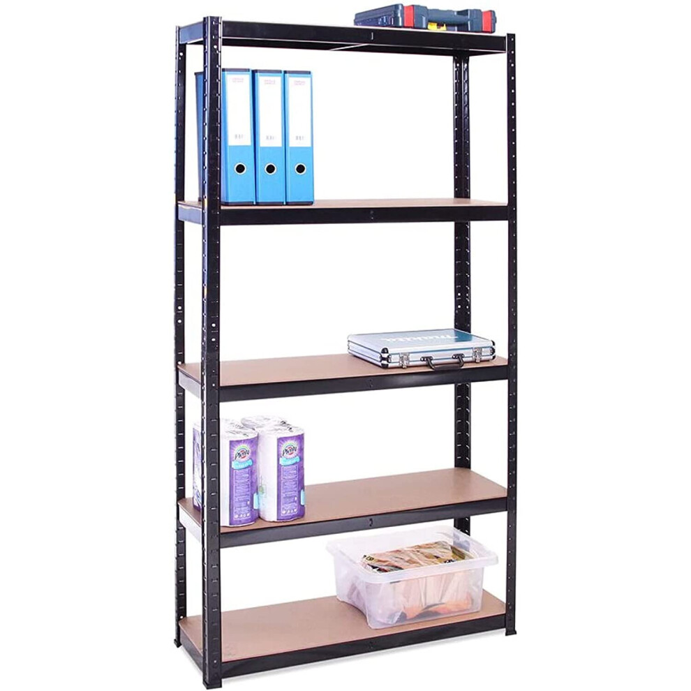 Garage Shelving Unit Storage Shelves Metal Book Case Racking Storage Shelf 5 Tires