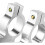 Create Idea Universal Motorcycle Handlebar Mirror Mount 10Mm-7/8 Aluminum Clamp Chrome 4
