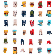(B-36PCS) 36PCS Minecraft Toy Building Block Series Creeper Ender Dragon Peripheral Toy Ornaments