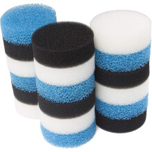 LTWHOME Replacement Foam Sets Fit for All Pond Solutions EF-BOOSTER Fish Tank Aquarium External Filter (Pack of 6 Sets)