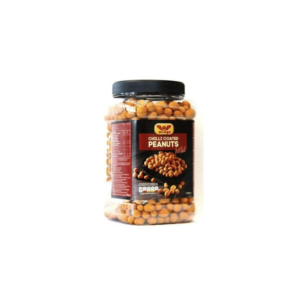 Wings Chilli Coated Peanuts, 1.2 kg