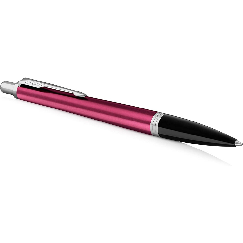 Parker Urban Ballpoint Pen | Vibrant | Medium Point Ink | Gift Box Magenta/Blue