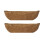 2 Natural Coco Wall Trough Liner Liner For 30 Inch Wall Basket 4