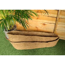 2 Natural Coco Wall Trough Liner Liner For 30 Inch Wall Basket