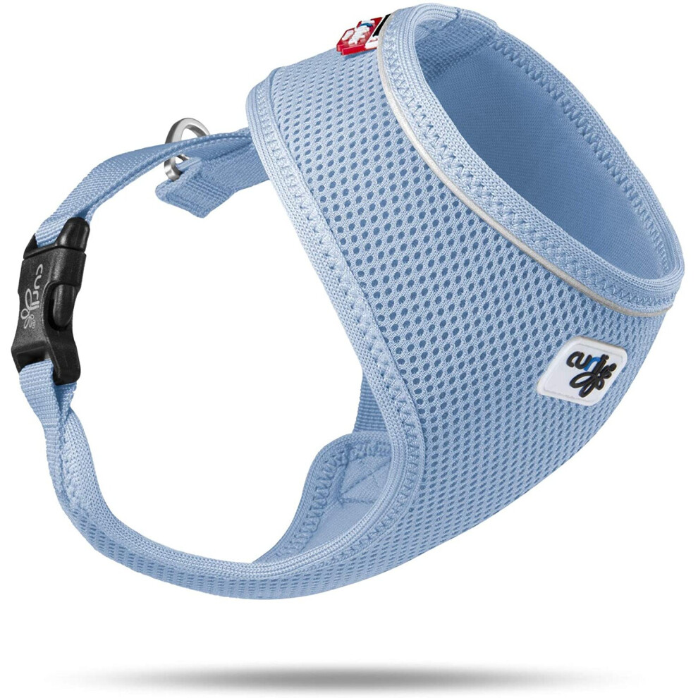 Curli Basic Harness Air-Mesh Skyblue Small